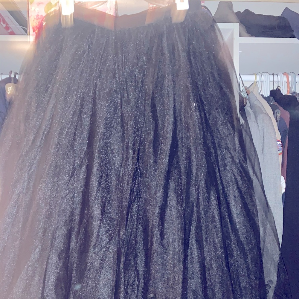 Multilayered tulle skirt